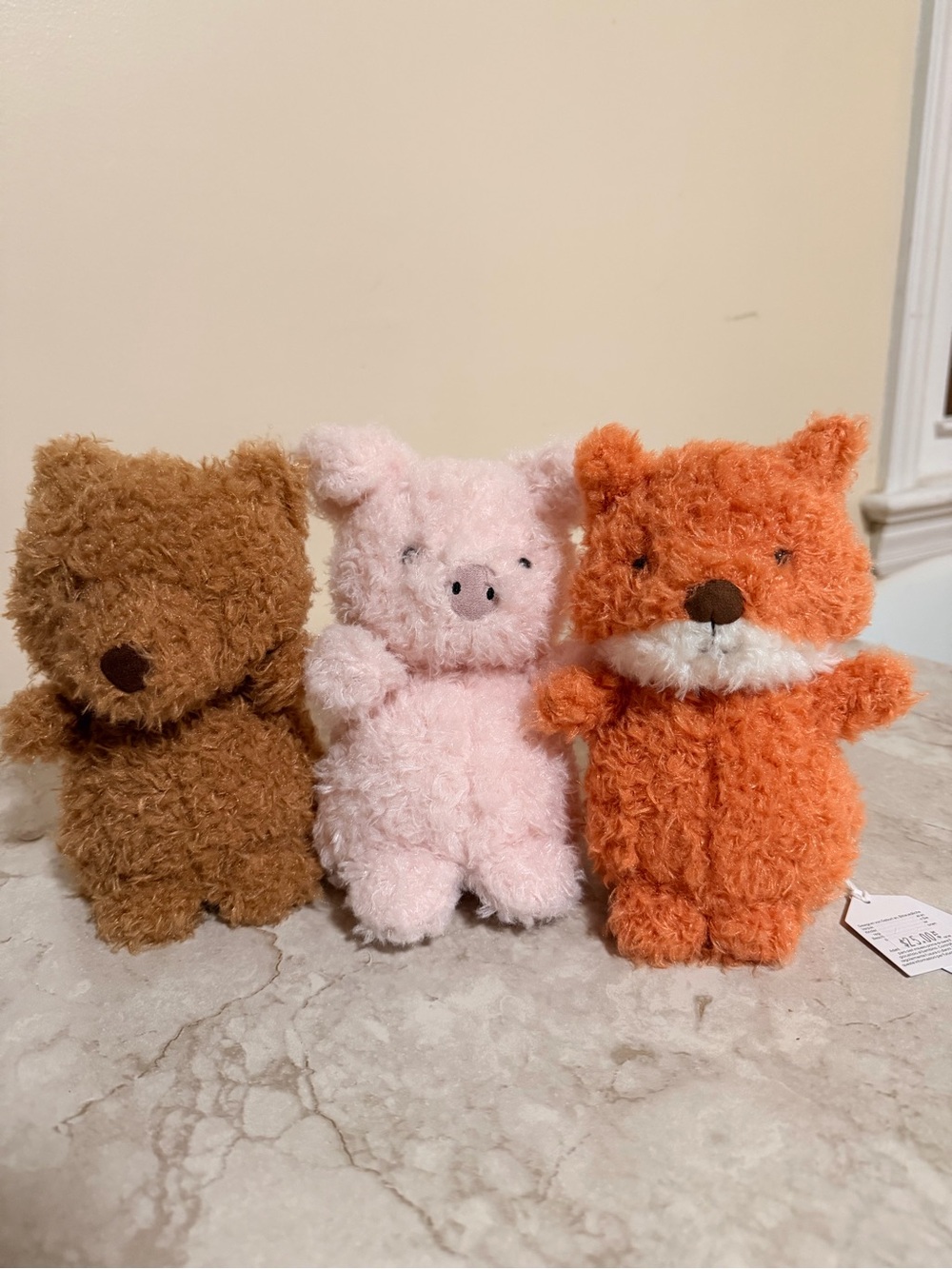 Jellycat Bundle NWT little pig , little fox , little bear collectible authentic